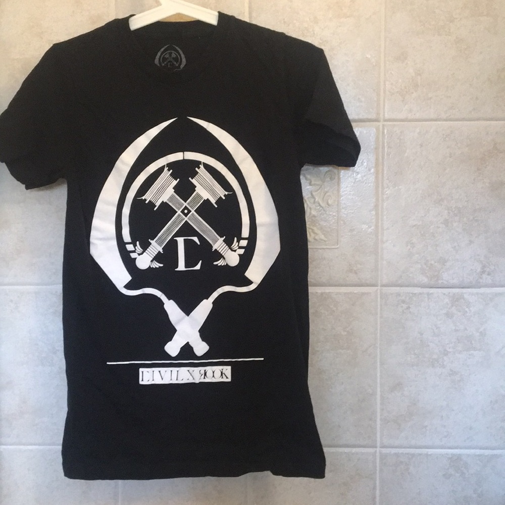 Civil x Rook black t-shirt